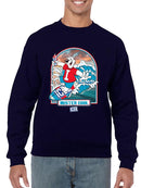 Officially Licensed ICEE Surfing Wave Vibes - Cool Graphic Men's Sweatshirt