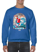 Officially Licensed ICEE Surfing Wave Vibes - Cool Graphic Men's Sweatshirt
