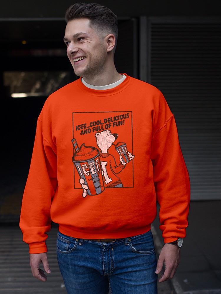 Officially Licensed ICEE Cool Bear Delight - Fun And Refreshing Drink Men's Sweatshirt