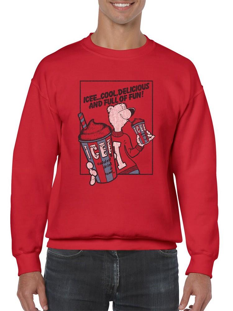 Officially Licensed ICEE Cool Bear Delight - Fun And Refreshing Drink Men's Sweatshirt