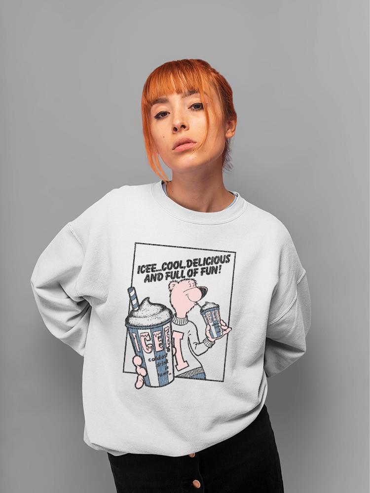 Officially Licensed ICEE Cool Bear Delight - Fun And Refreshing Drink Women's Sweatshirt