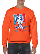 Officially Licensed ICEE Polar-Bear Love - Adorable Cool Heart Graphic Men's Sweatshirt