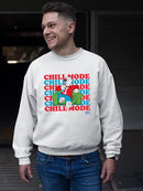 Officially Licensed ICEE Chill Mode Activated - Relaxing Frosty Graphic Men's Sweatshirt