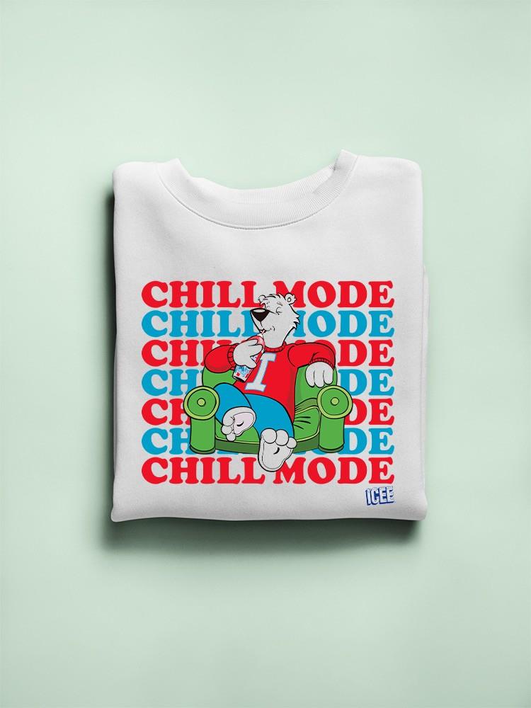 Officially Licensed ICEE Chill Mode Activated - Relaxing Frosty Graphic Men's Sweatshirt
