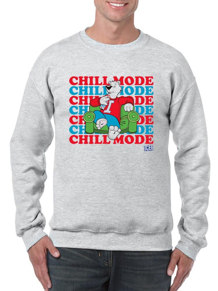 Officially Licensed ICEE Chill Mode Activated - Relaxing Frosty Graphic Men's Sweatshirt