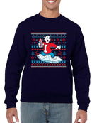 Officially Licensed ICEE Polar-Bear Holiday Sweater - Festive Vibes Men's Sweatshirt