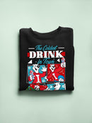 Officially Licensed ICEE Coldest Drink In Town -  Bear Retro Cool Graphic Men's Sweatshirt