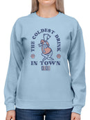 Officially Licensed ICEE Classic Cool - Retro Bear Graphic Women's Sweatshirt