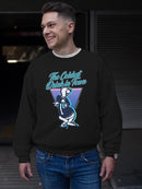 Officially Licensed ICEE Chill Vibes Triangle - Retro Cool Bear Graphic Men's Sweatshirt