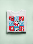 Officially Licensed ICEE Chill Mosaic Vibes - Bear Collage Graphic Men's Sweatshirt