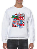 Officially Licensed ICEE Winter Chill Fun - Bear Seasonal Collage Men's Sweatshirt