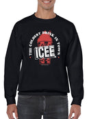 Officially Licensed ICEE Frosty Wave Delight - Coldest Drink Town Graphic Men's Sweatshirt