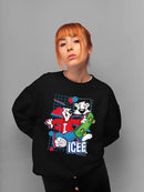 Officially Licensed ICEE Skate Frost Rider Style - Fun Graphic Bear Women's Sweatshirt