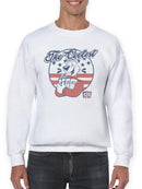 Officially Licensed ICEE Patriotic Retro Bear Slush Graphic Men's Sweatshirt