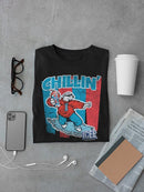 Officially Licensed ICEE Chillin' Polar Bear Retro Graphic Men's T-shirt