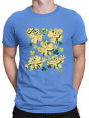 Officially Licensed ICEE Fun, Festive, And Shamrock-Themed Bear Graphic Men's T-shirt