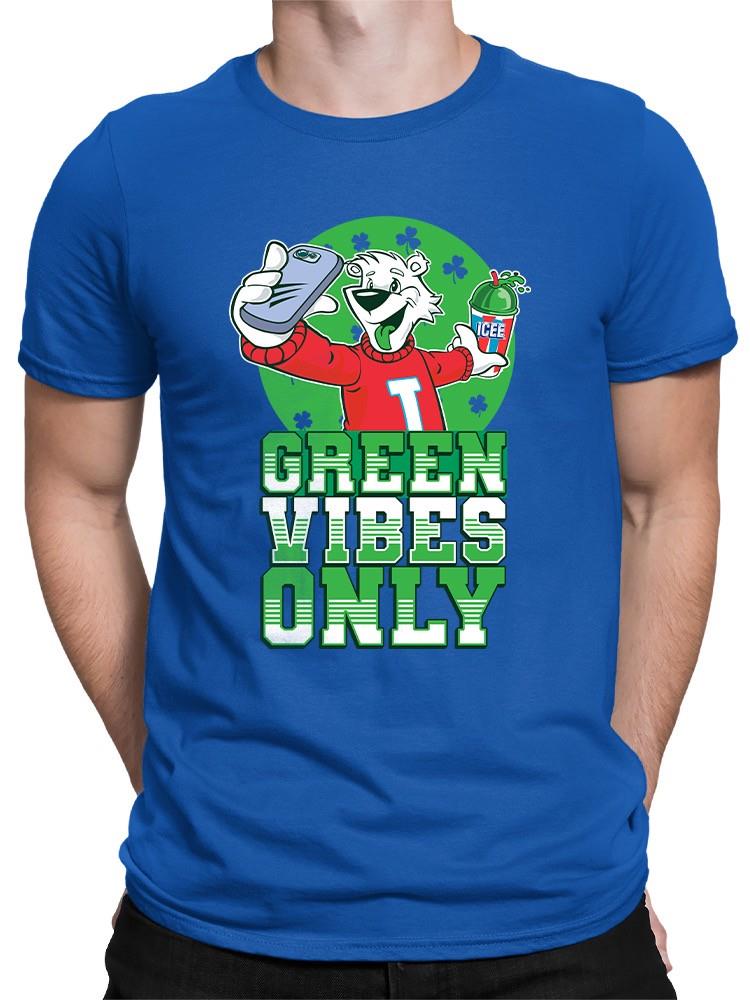 Officially Licensed ICEE Green Vibes Only - Festive St. Patrick's Fun Day Graphic Men's T-shirt