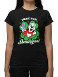 Officially Licensed ICEE Here For Shenanigans - St. Patrick's Day Graphic Women's T-shirt