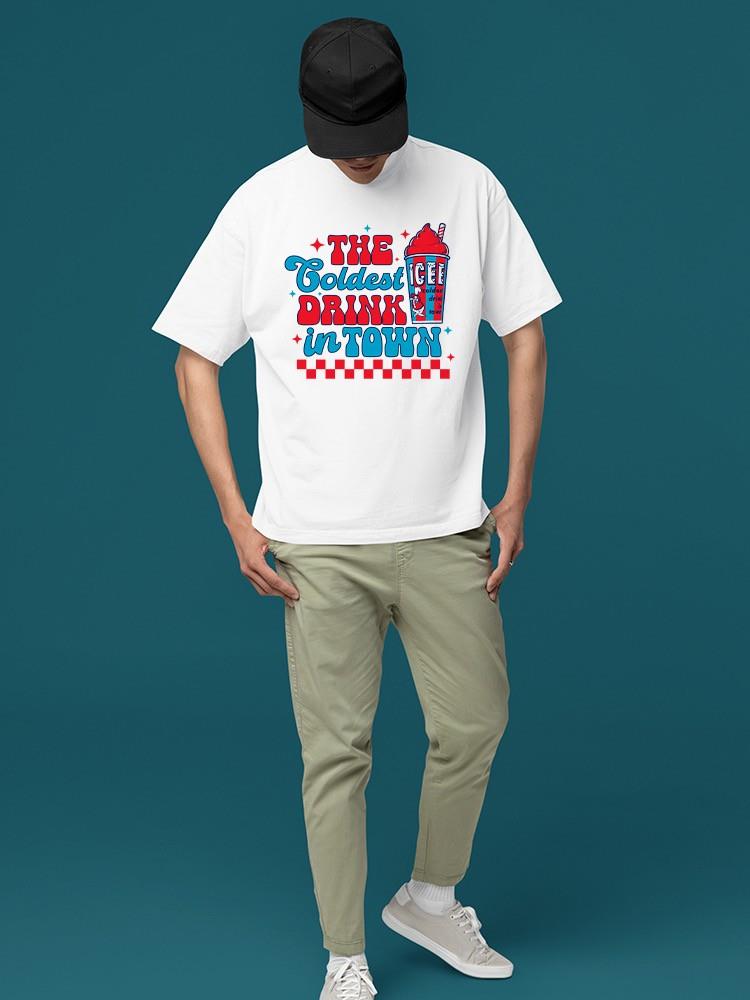 Officially Licensed ICEE Coolest Beverage Graphic - Retro Chill Graphic Men's T-shirt