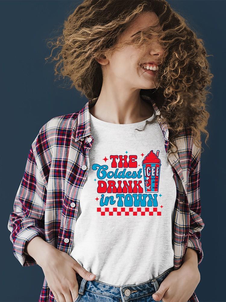 Officially Licensed ICEE Coolest Beverage Graphic - Retro Chill Graphic Women's T-shirt