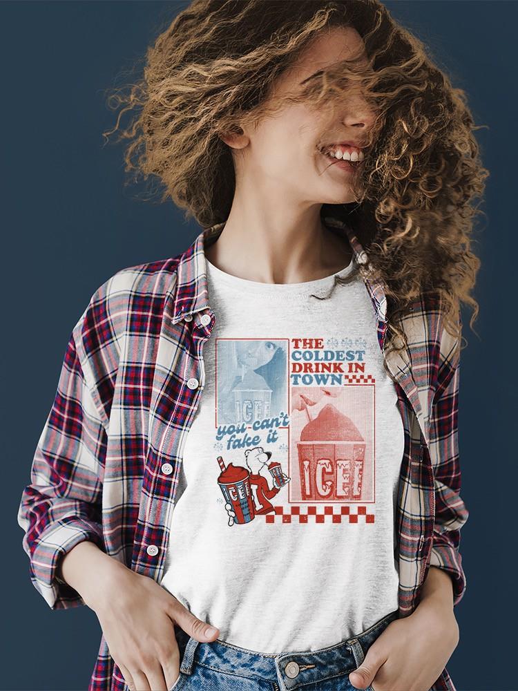 Officially Licensed ICEE Retro Chill Vibes - Authentic Cold Drink Graphic Women's T-shirt
