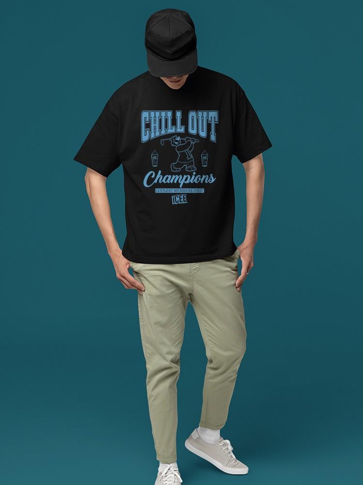 Officially Licensed ICEE Chill Out Champions - Cool Golf Club Graphic Men's T-shirt