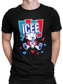 Officially Licensed ICEE Polar-Bear Love - Adorable Cool Heart Graphic Men's T-shirt