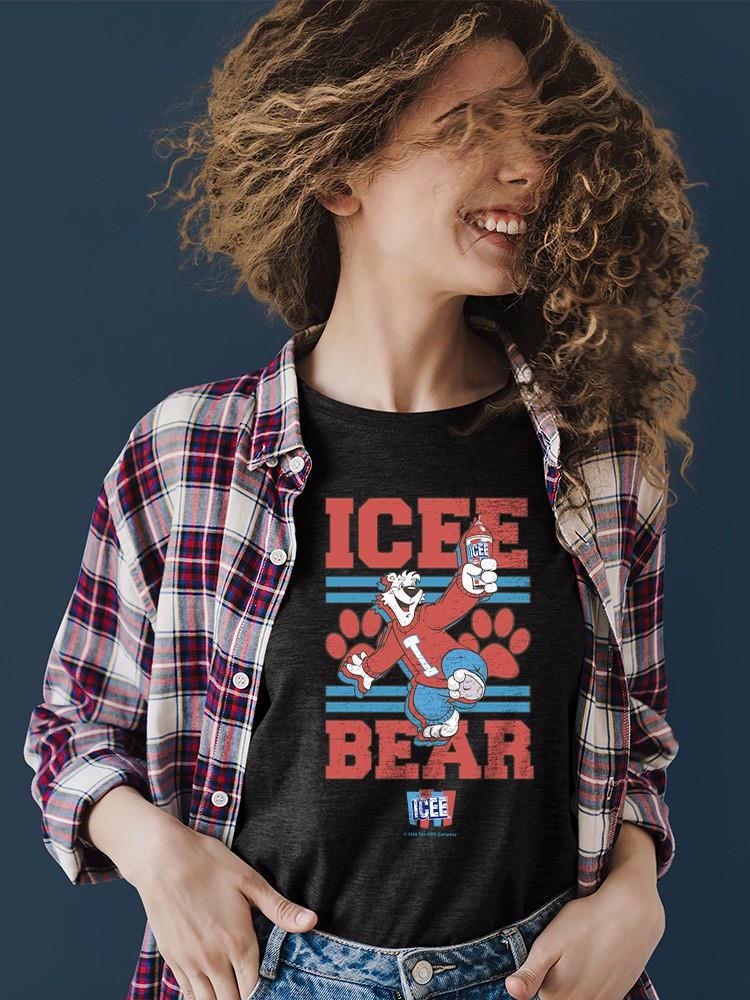 Officially Licensed ICEE Bear Paws - Cool And Bold Vintage Style Graphic Women's T-shirt
