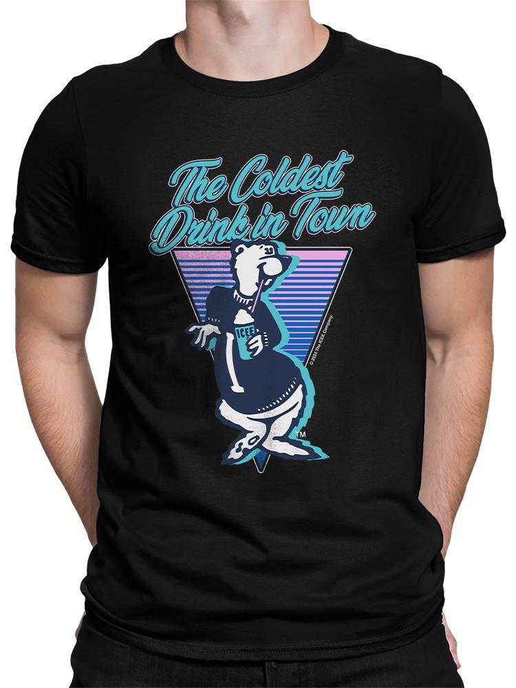 Officially Licensed ICEE Chill Vibes Triangle - Retro Cool Bear Graphic Men's T-shirt