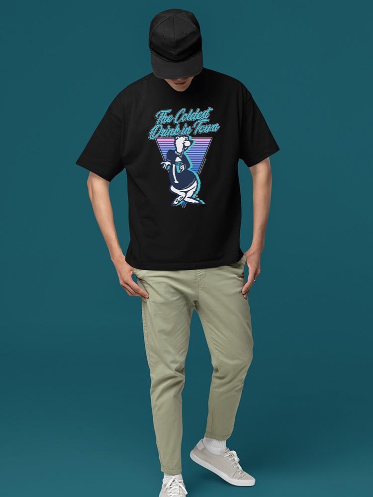Officially Licensed ICEE Chill Vibes Triangle - Retro Cool Bear Graphic Men's T-shirt