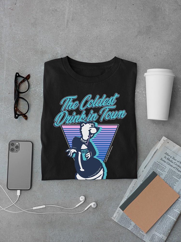 Officially Licensed ICEE Chill Vibes Triangle - Retro Cool Bear Graphic Men's T-shirt