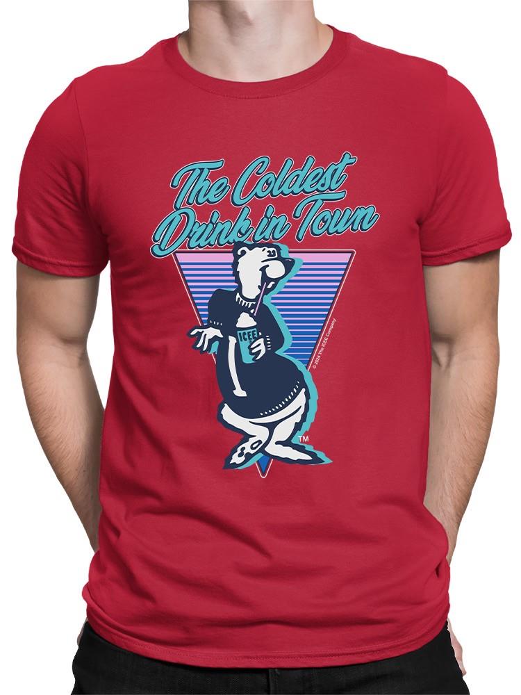 Officially Licensed ICEE Chill Vibes Triangle - Retro Cool Bear Graphic Men's T-shirt