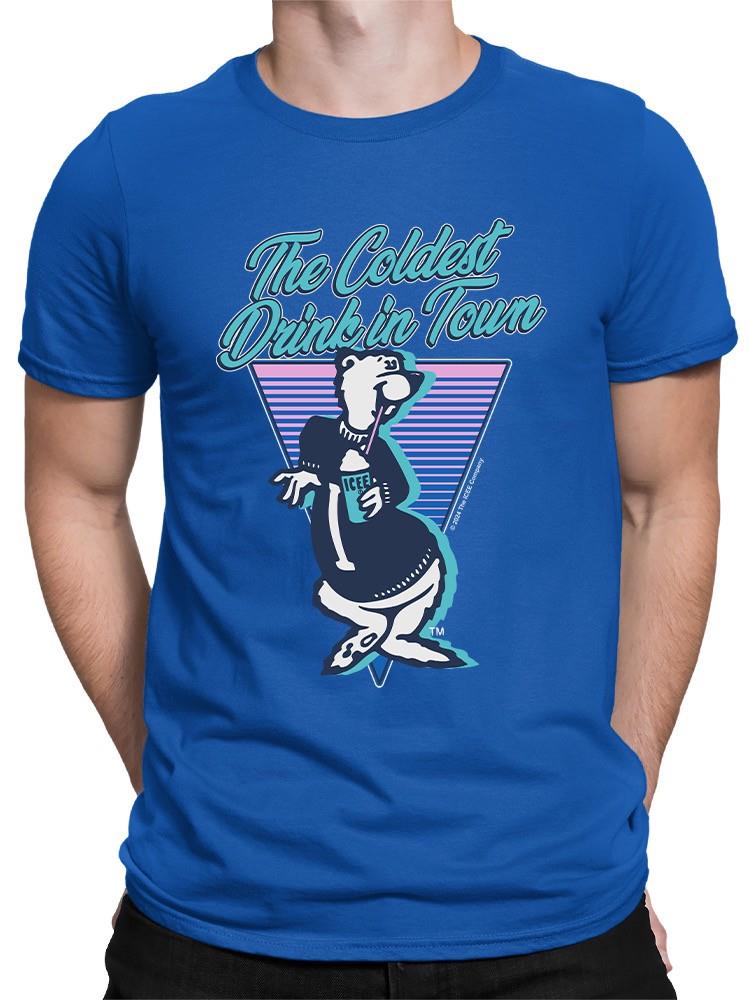 Officially Licensed ICEE Chill Vibes Triangle - Retro Cool Bear Graphic Men's T-shirt
