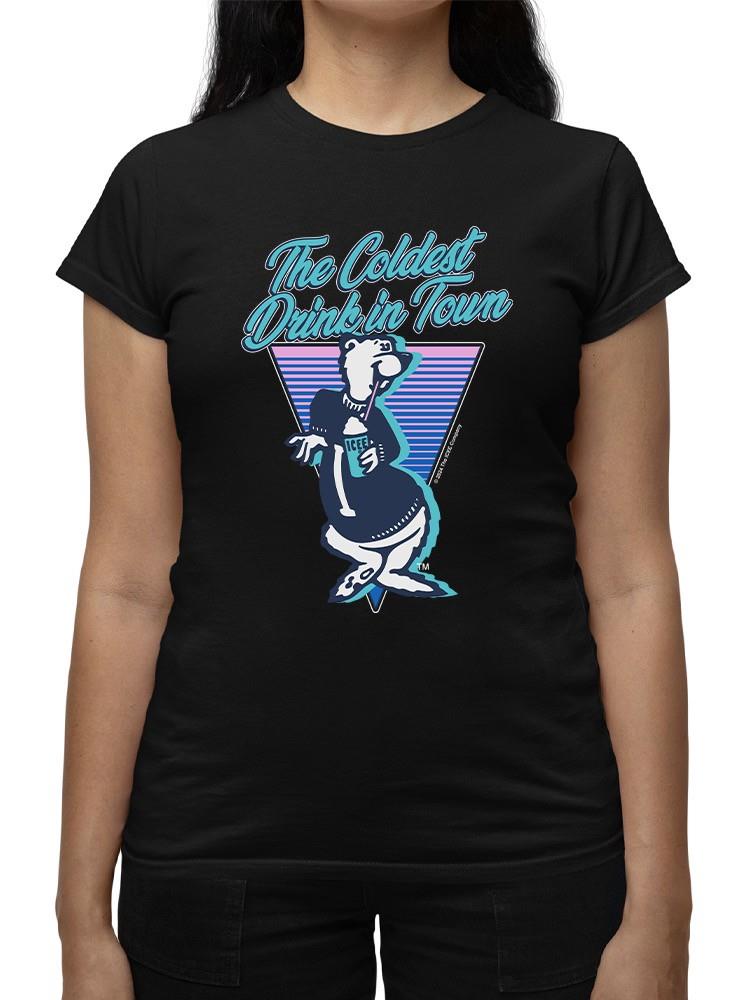 Officially Licensed ICEE Chill Vibes Triangle - Retro Cool Bear Graphic Women's T-shirt