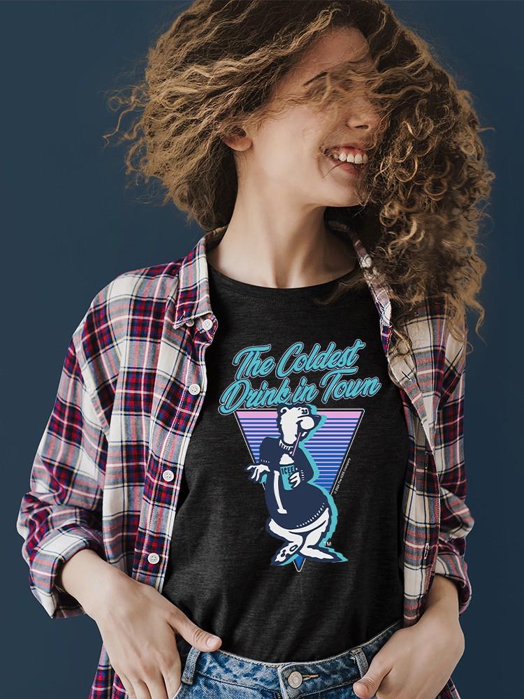 Officially Licensed ICEE Chill Vibes Triangle - Retro Cool Bear Graphic Women's T-shirt