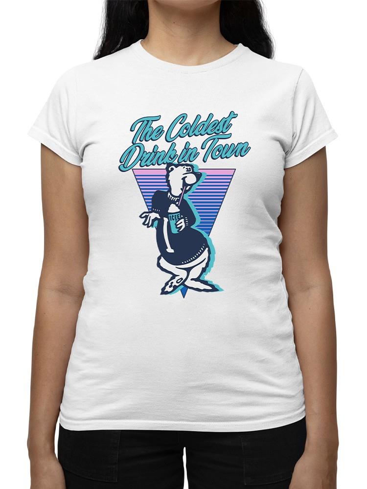 Officially Licensed ICEE Chill Vibes Triangle - Retro Cool Bear Graphic Women's T-shirt