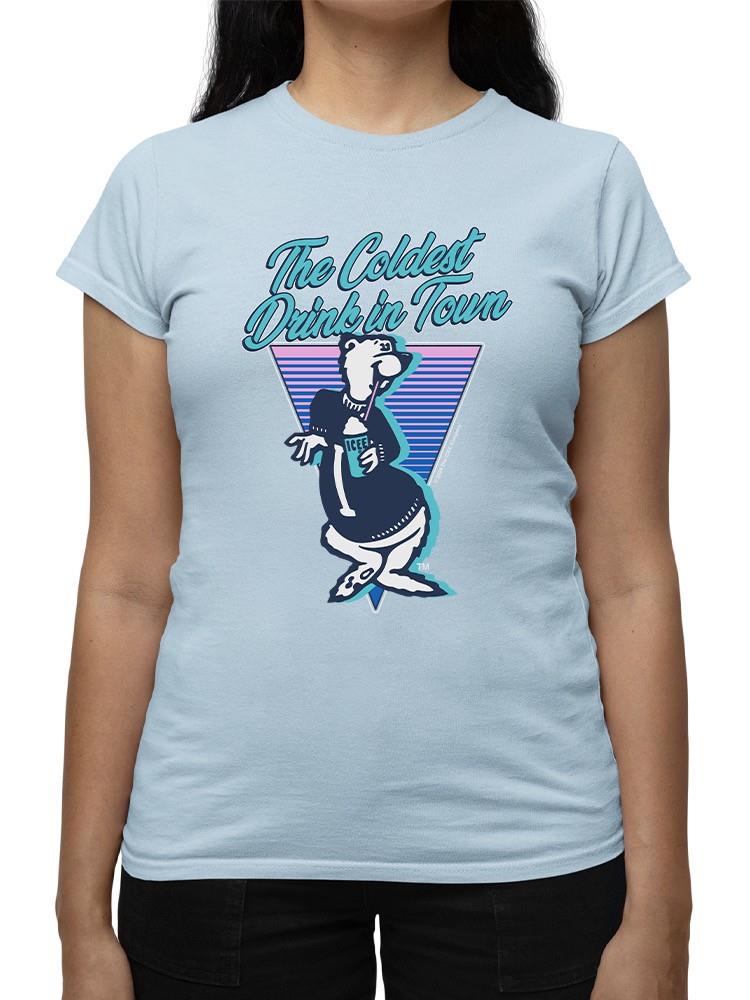 Officially Licensed ICEE Chill Vibes Triangle - Retro Cool Bear Graphic Women's T-shirt