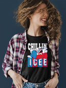 Officially Licensed ICEE Relaxed Chill Mode - Bear Fun Graphic Women's T-shirt
