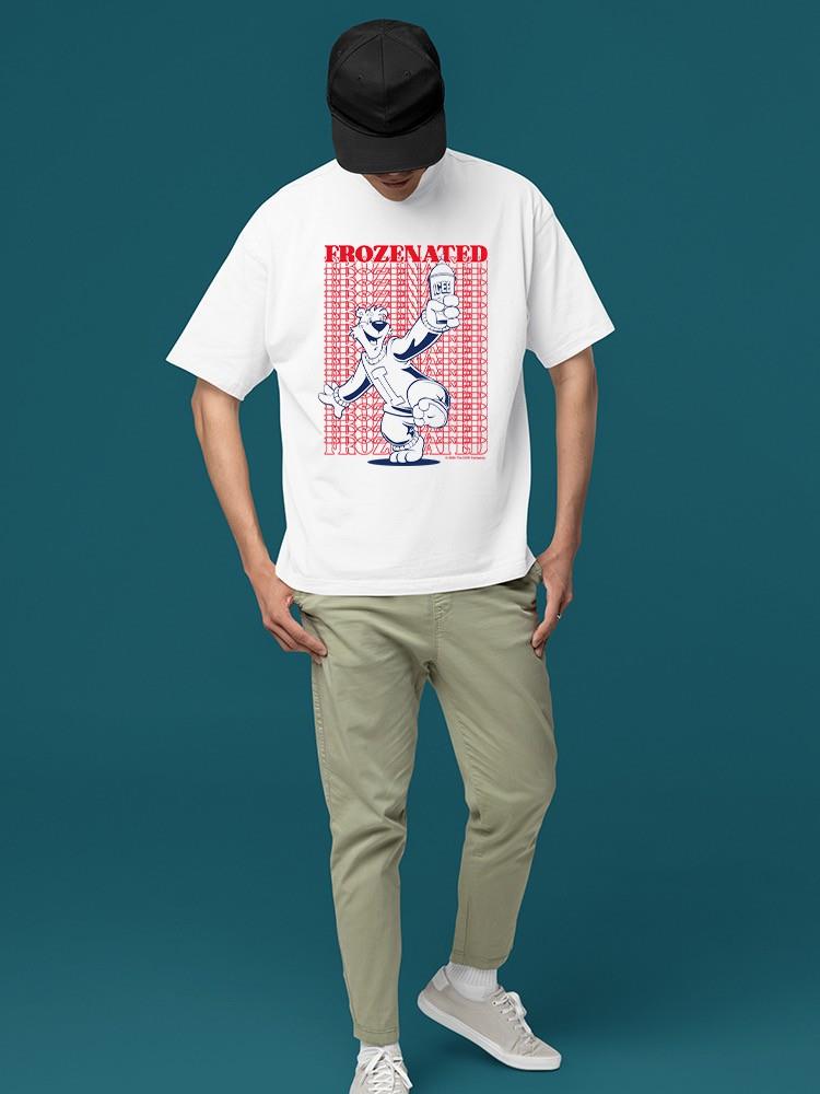 Officially Licensed ICEE Frozenated Bear Retro Tee - Cool Slush Dance Graphic Men's T-shirt
