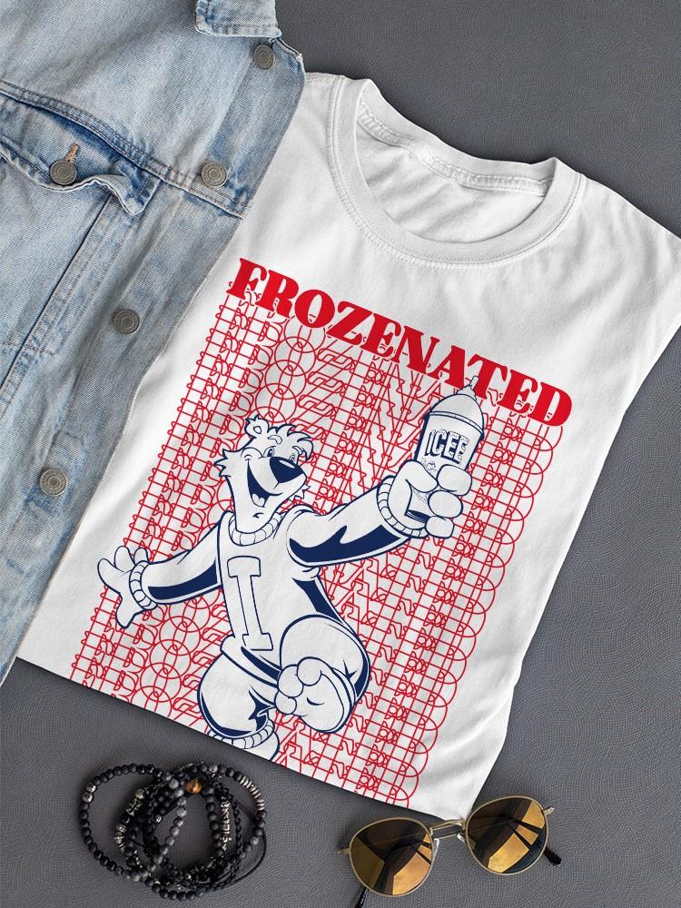 Officially Licensed ICEE Frozenated Bear Retro Tee - Cool Slush Dance Graphic Women's T-shirt