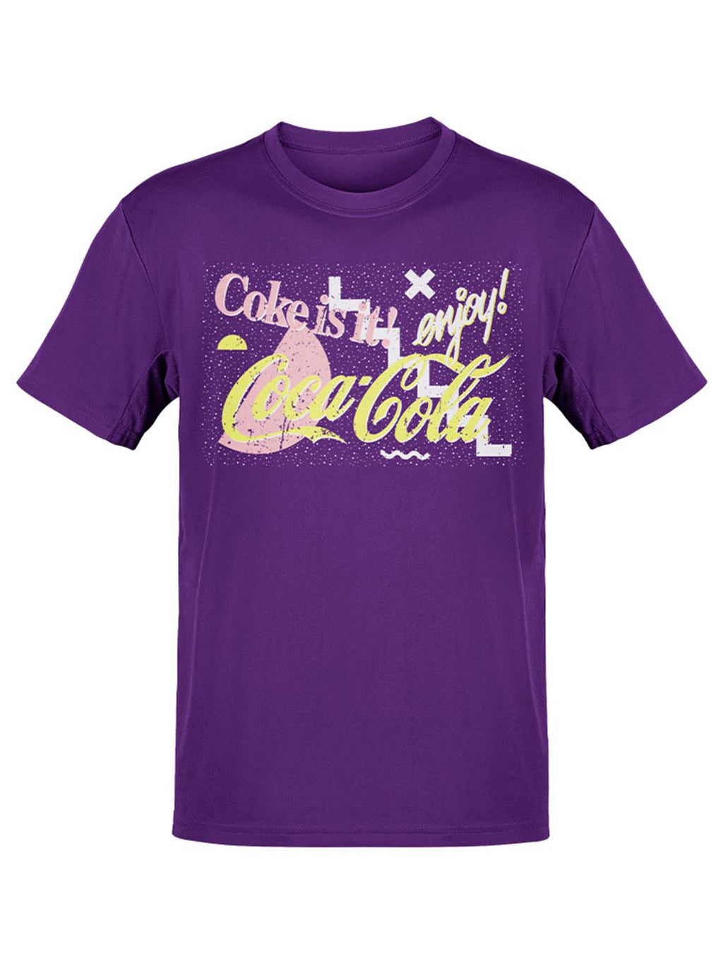 Officially Licensed Coca-Cola Coke Is It! Enjoy Retro Graphic Women's T-shirt
