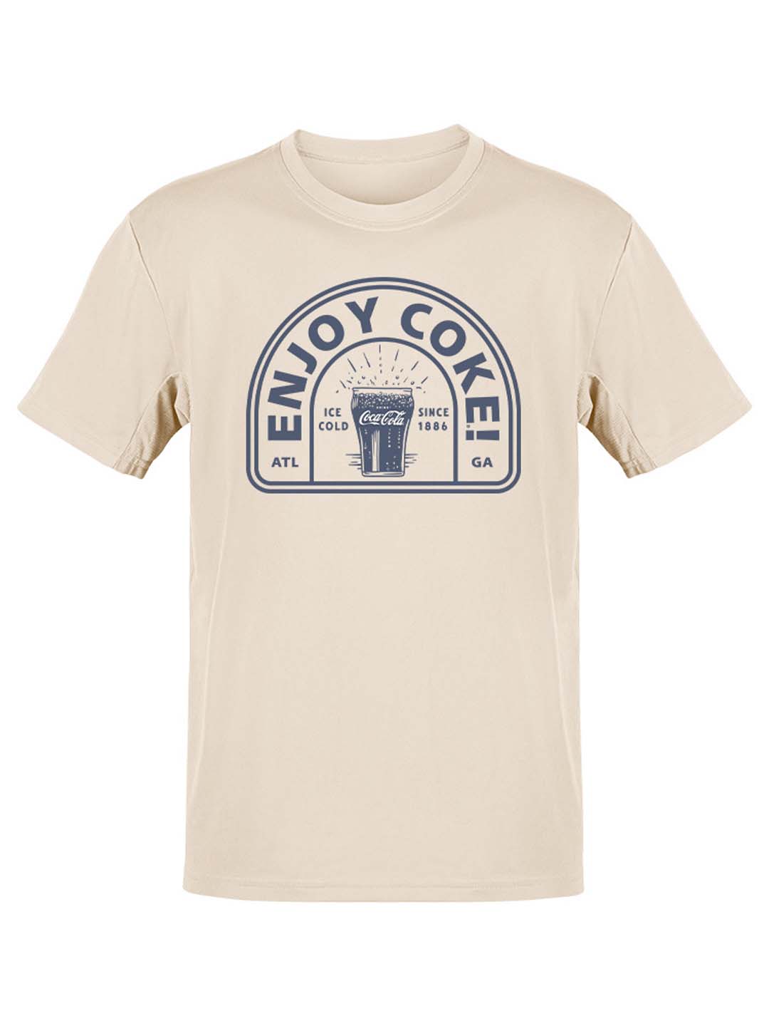Officially Licensed Coca-Cola Enjoy Coke Retro Ice-Cold Glass Graphic Women's T-shirt