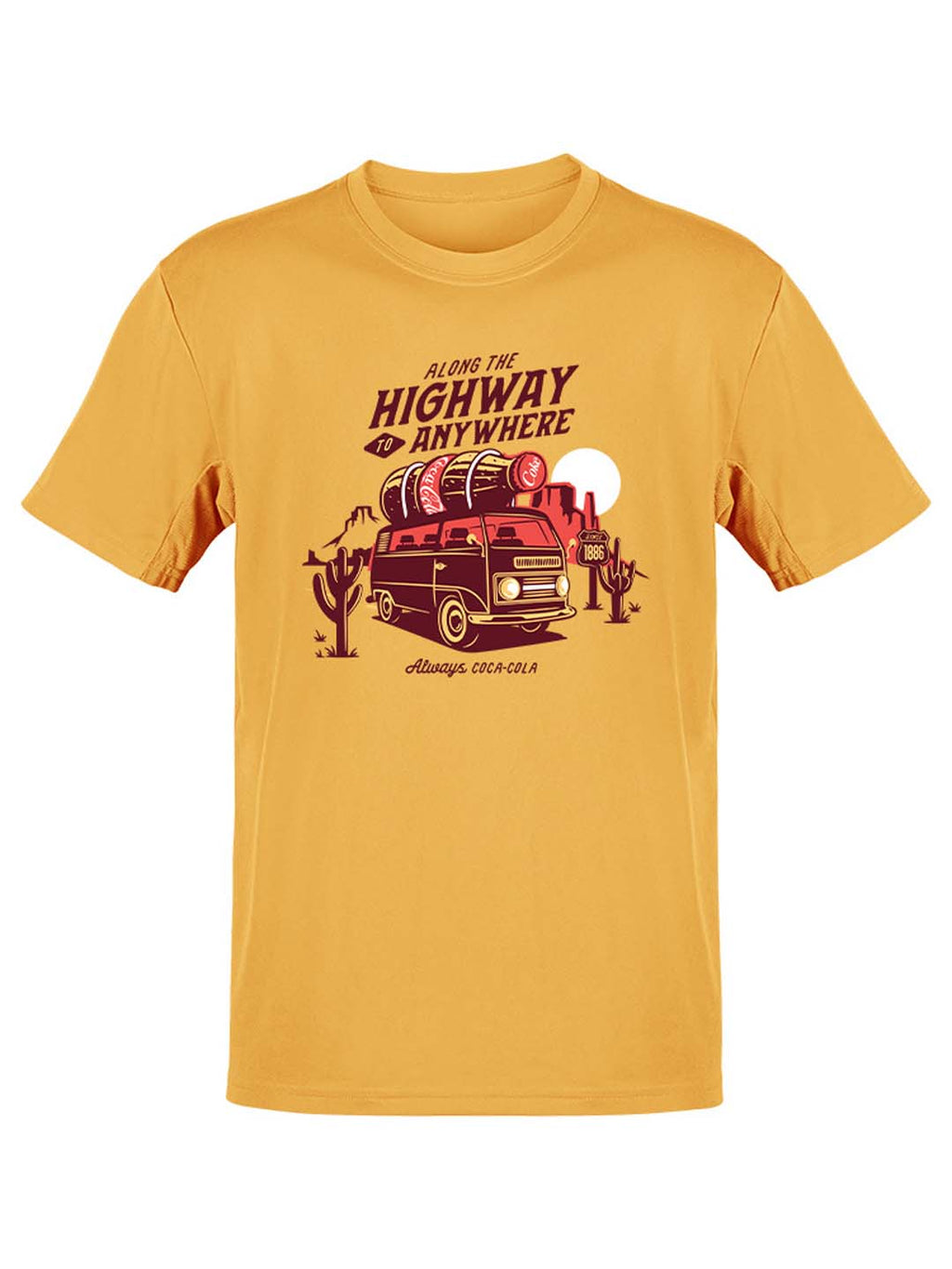 Officially Licensed Coca-Cola Highway Adventure Van - Desert Classic Graphic Women's T-shirt