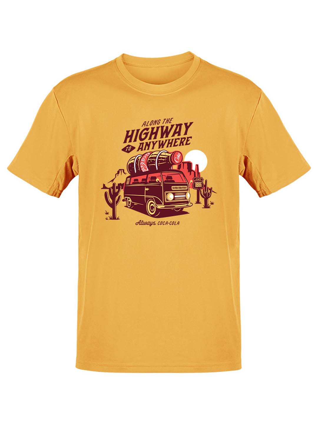 Officially Licensed Coca-Cola Highway Adventure Van - Desert Classic Graphic Women's T-shirt