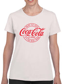 Officially Licensed Coca-Cola Classic Real Thing Graphic Women's T-shirt