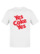 Officially Licensed Coca-Cola Yes Coke Yes Retro Logo Design Women's T-shirt