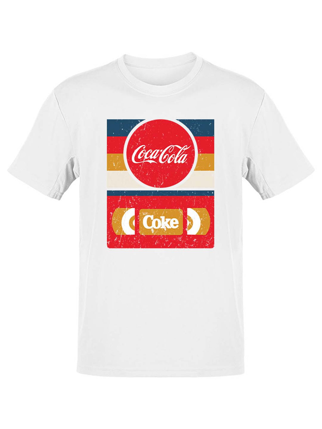 Officially Licensed Coca-Cola Vintage Cassette Tape Logo Retro Women's T-shirt