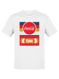 Officially Licensed Coca-Cola Vintage Cassette Tape Logo Retro Women's T-shirt