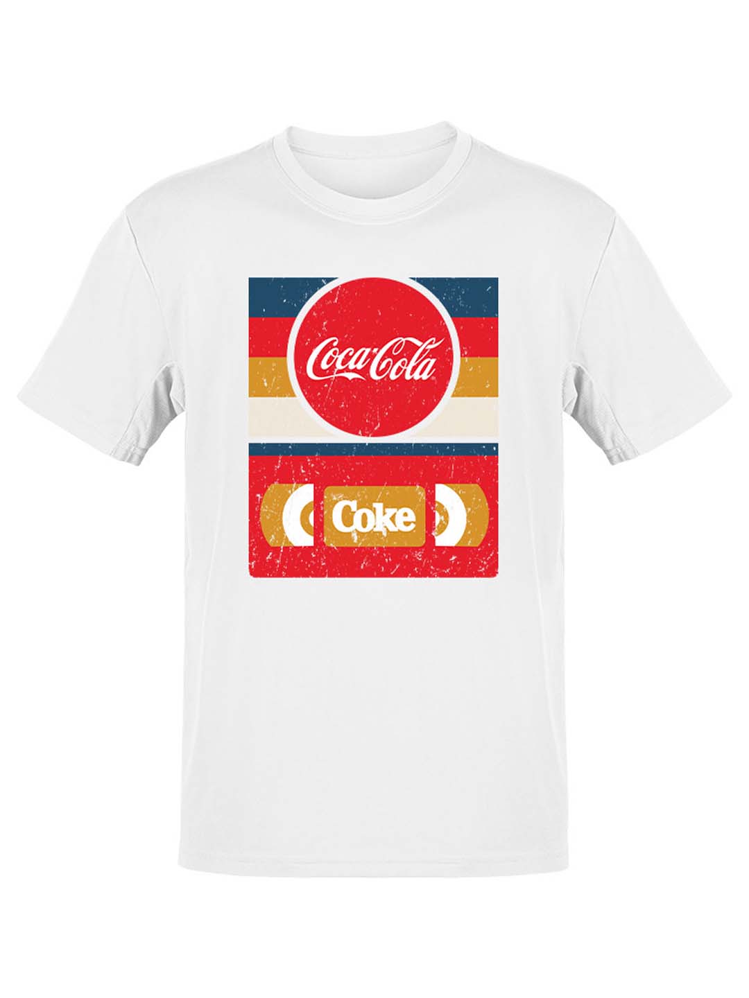 Officially Licensed Coca-Cola Vintage Cassette Tape Logo Retro Women's T-shirt