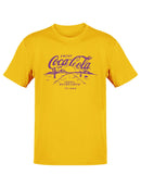 Officially Licensed Coca-Cola Enjoy Sunset Highway Travel Graphic Men's T-shirt